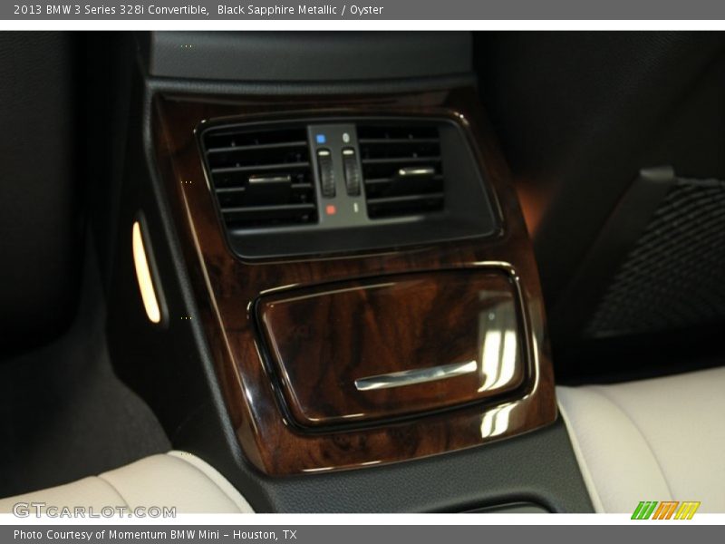 Black Sapphire Metallic / Oyster 2013 BMW 3 Series 328i Convertible