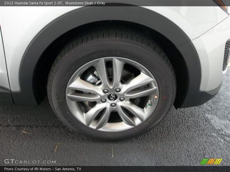 Moonstone Silver / Gray 2013 Hyundai Santa Fe Sport 2.0T