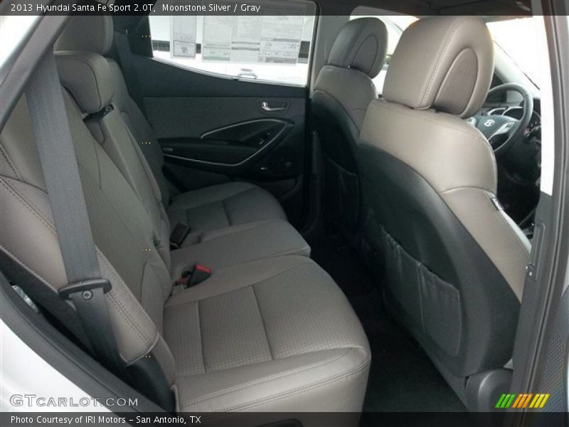 Moonstone Silver / Gray 2013 Hyundai Santa Fe Sport 2.0T