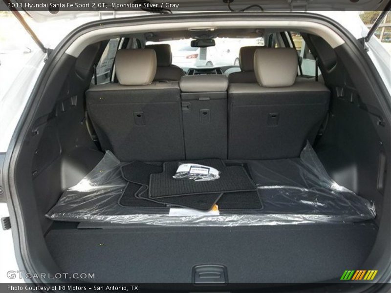Moonstone Silver / Gray 2013 Hyundai Santa Fe Sport 2.0T