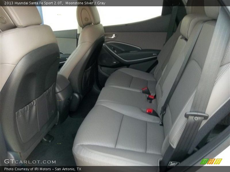 Moonstone Silver / Gray 2013 Hyundai Santa Fe Sport 2.0T