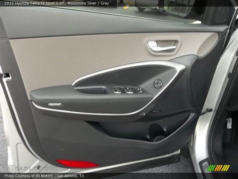 Moonstone Silver / Gray 2013 Hyundai Santa Fe Sport 2.0T