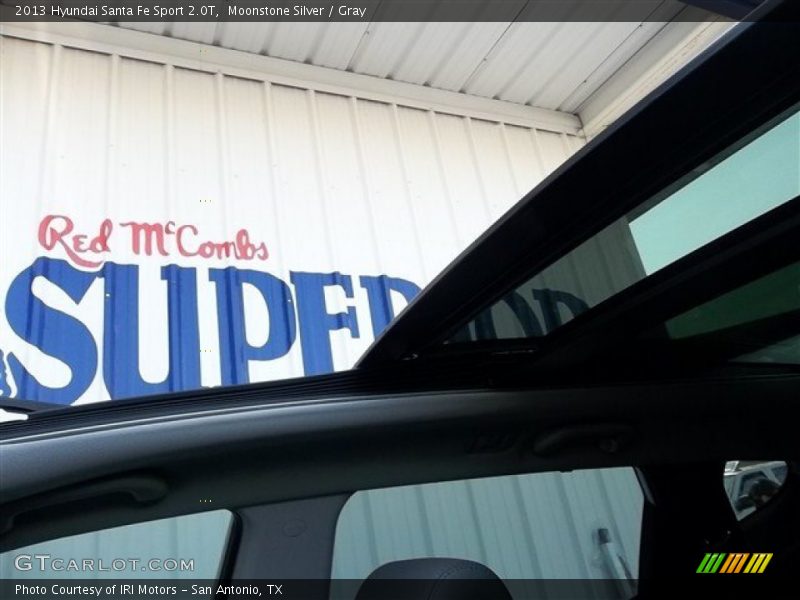 Moonstone Silver / Gray 2013 Hyundai Santa Fe Sport 2.0T