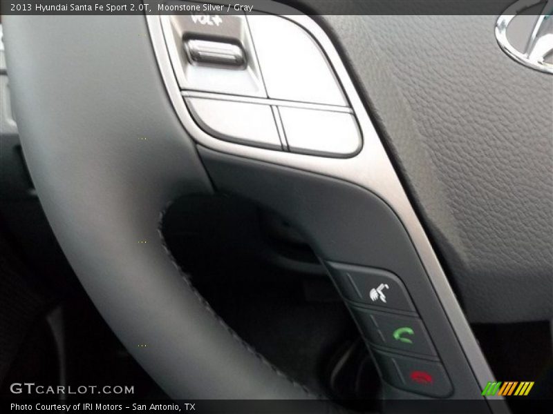 Moonstone Silver / Gray 2013 Hyundai Santa Fe Sport 2.0T
