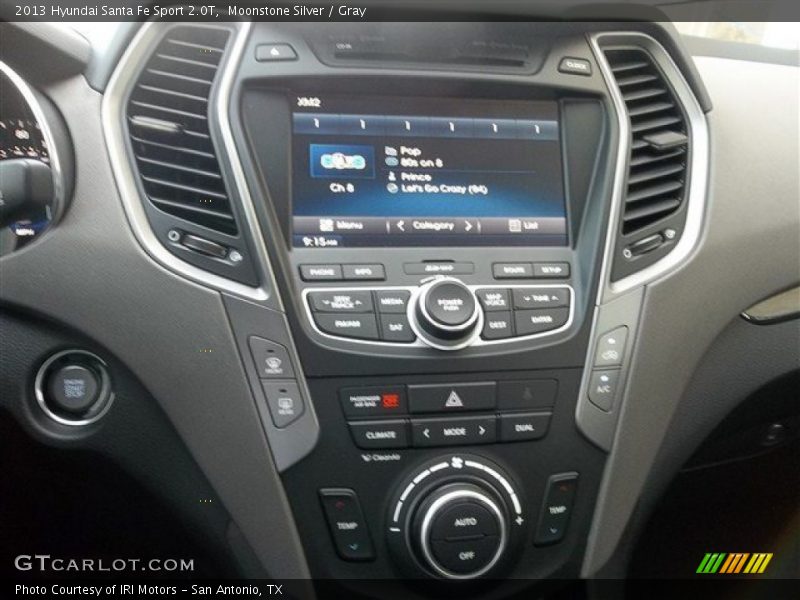 Moonstone Silver / Gray 2013 Hyundai Santa Fe Sport 2.0T