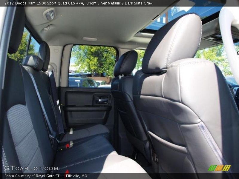 Bright Silver Metallic / Dark Slate Gray 2012 Dodge Ram 1500 Sport Quad Cab 4x4