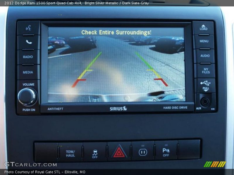 Bright Silver Metallic / Dark Slate Gray 2012 Dodge Ram 1500 Sport Quad Cab 4x4