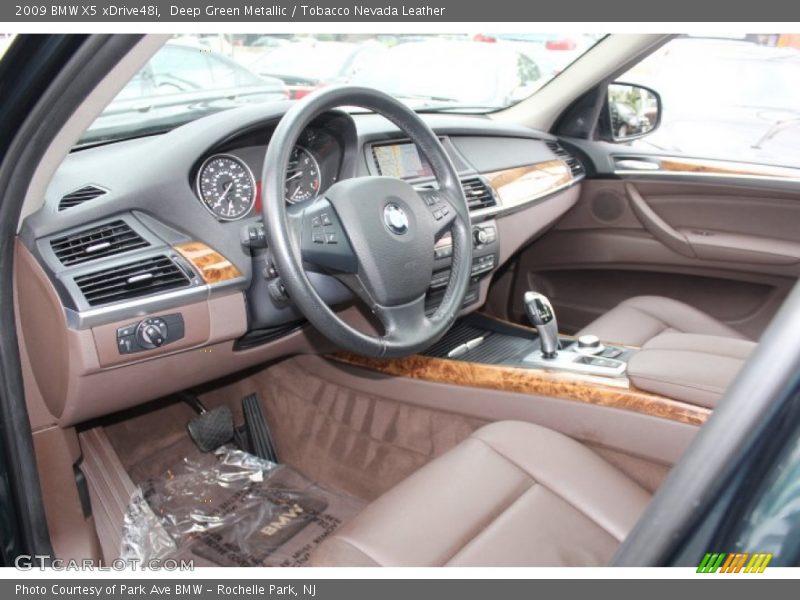 Tobacco Nevada Leather Interior - 2009 X5 xDrive48i 