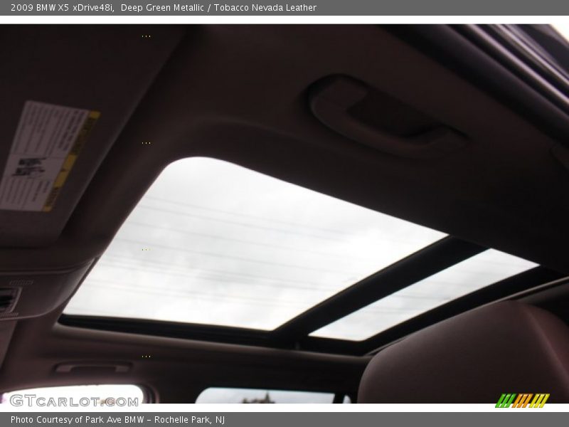 Sunroof of 2009 X5 xDrive48i