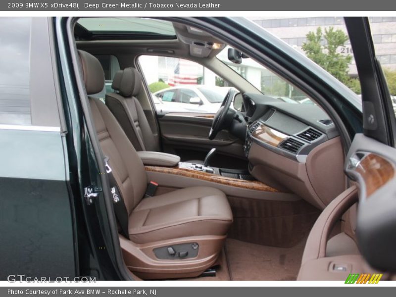 Deep Green Metallic / Tobacco Nevada Leather 2009 BMW X5 xDrive48i