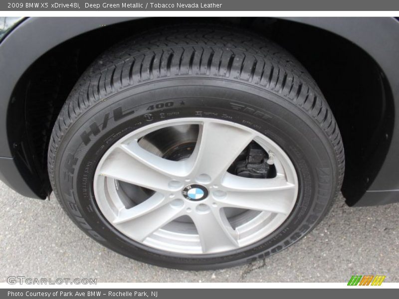 Deep Green Metallic / Tobacco Nevada Leather 2009 BMW X5 xDrive48i