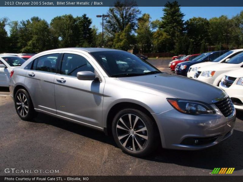 Billet Silver Metallic / Black 2013 Chrysler 200 S Sedan