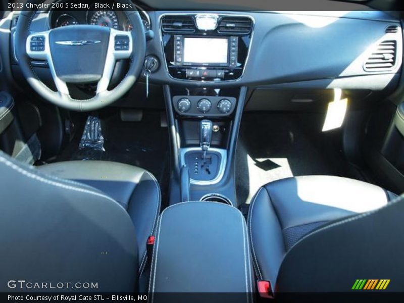 Black / Black 2013 Chrysler 200 S Sedan