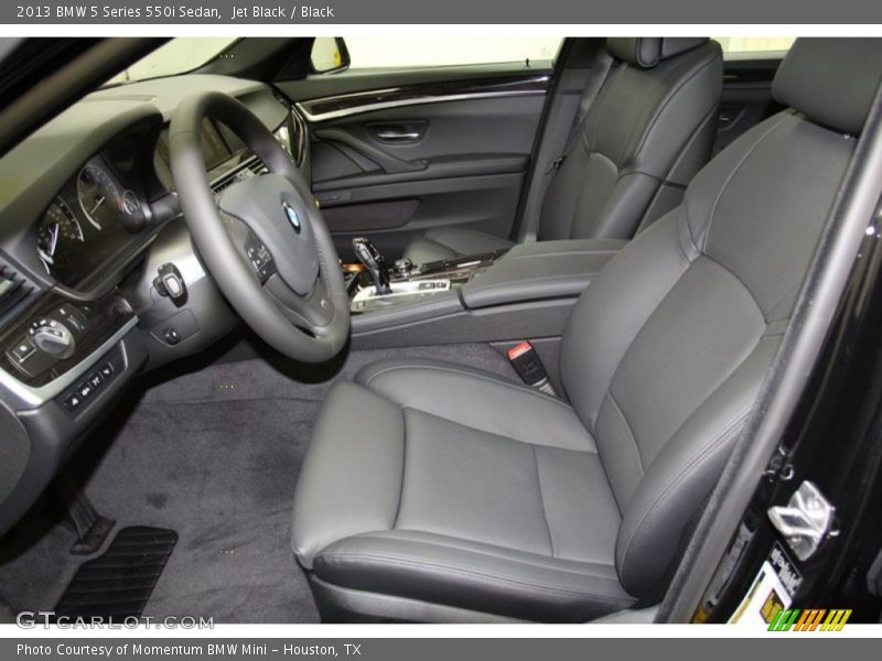 Jet Black / Black 2013 BMW 5 Series 550i Sedan