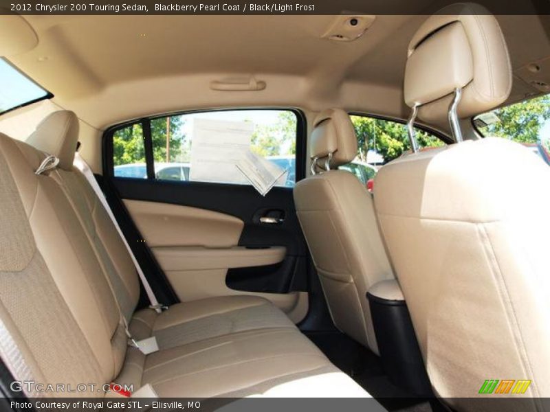 Blackberry Pearl Coat / Black/Light Frost 2012 Chrysler 200 Touring Sedan