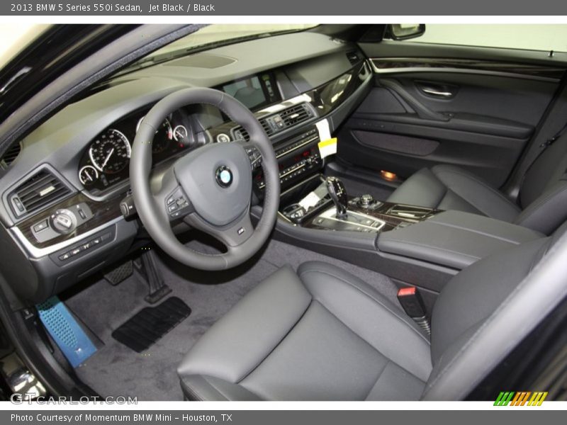 Black Interior - 2013 5 Series 550i Sedan 