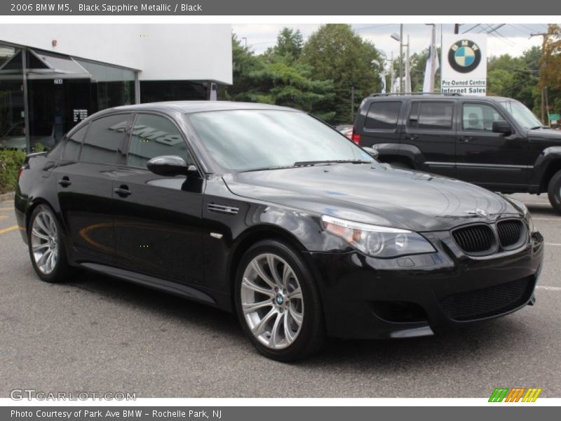 Black Sapphire Metallic / Black 2006 BMW M5