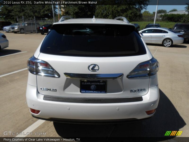 Starfire White Pearl / Parchment/Brown Walnut 2010 Lexus RX 350