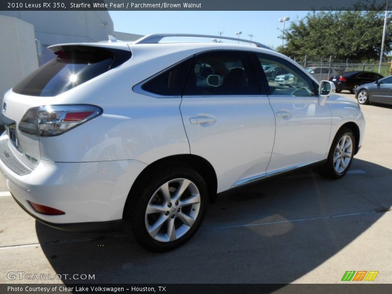 Starfire White Pearl / Parchment/Brown Walnut 2010 Lexus RX 350