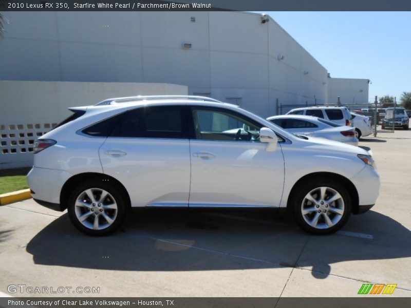 Starfire White Pearl / Parchment/Brown Walnut 2010 Lexus RX 350