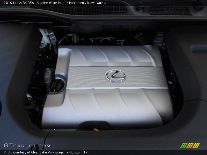 Starfire White Pearl / Parchment/Brown Walnut 2010 Lexus RX 350