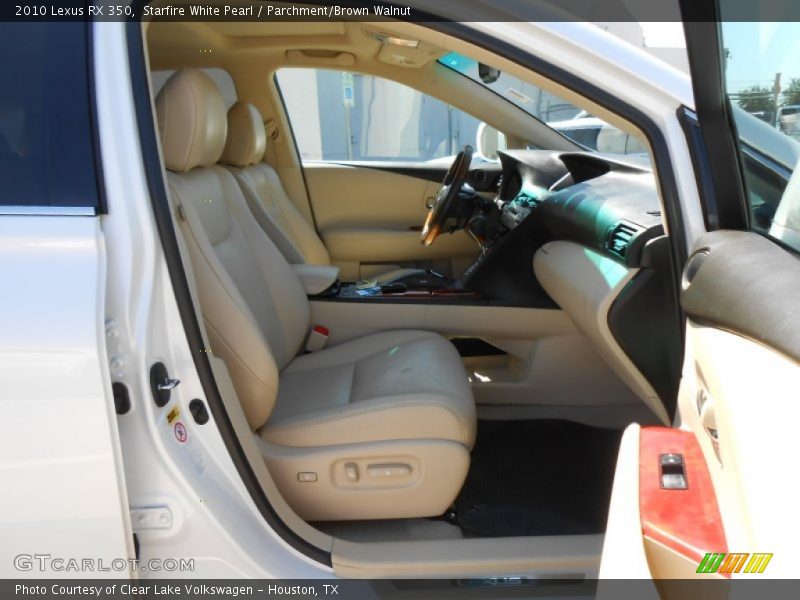 Starfire White Pearl / Parchment/Brown Walnut 2010 Lexus RX 350