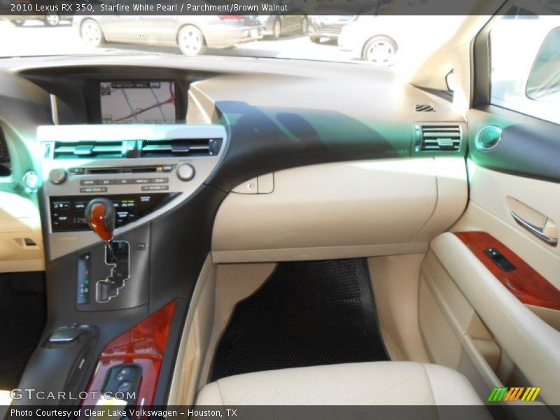 Starfire White Pearl / Parchment/Brown Walnut 2010 Lexus RX 350