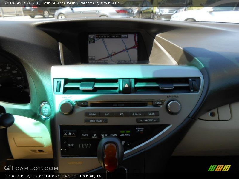Starfire White Pearl / Parchment/Brown Walnut 2010 Lexus RX 350