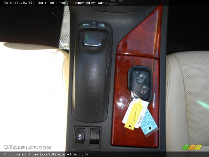 Starfire White Pearl / Parchment/Brown Walnut 2010 Lexus RX 350