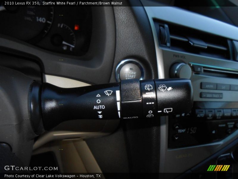 Starfire White Pearl / Parchment/Brown Walnut 2010 Lexus RX 350