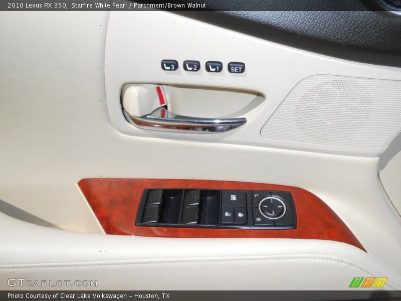Starfire White Pearl / Parchment/Brown Walnut 2010 Lexus RX 350