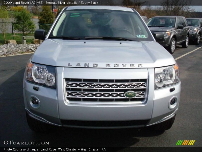 Zermatt Silver Metallic / Ebony Black 2009 Land Rover LR2 HSE