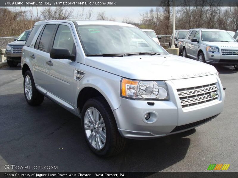 Zermatt Silver Metallic / Ebony Black 2009 Land Rover LR2 HSE
