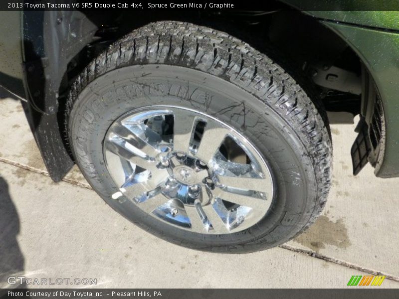 Spruce Green Mica / Graphite 2013 Toyota Tacoma V6 SR5 Double Cab 4x4