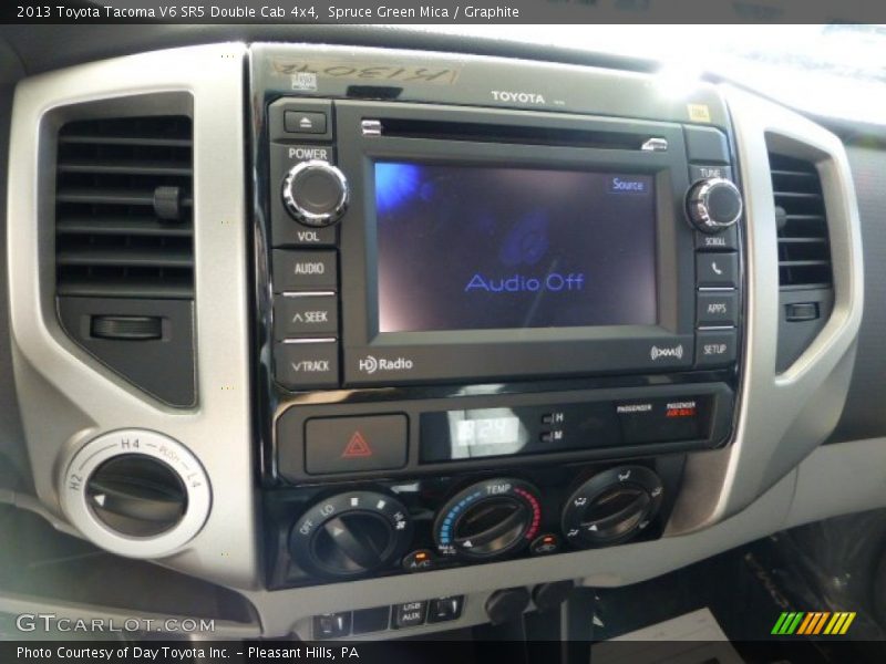 Spruce Green Mica / Graphite 2013 Toyota Tacoma V6 SR5 Double Cab 4x4