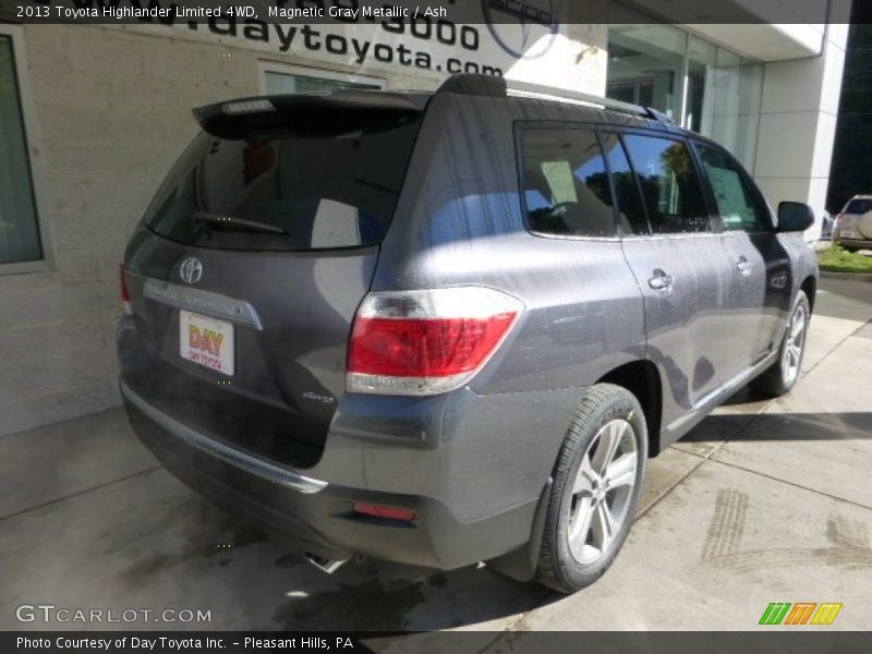 Magnetic Gray Metallic / Ash 2013 Toyota Highlander Limited 4WD