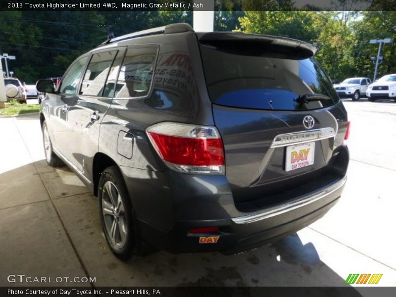 Magnetic Gray Metallic / Ash 2013 Toyota Highlander Limited 4WD