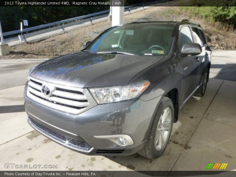 Magnetic Gray Metallic / Ash 2013 Toyota Highlander Limited 4WD