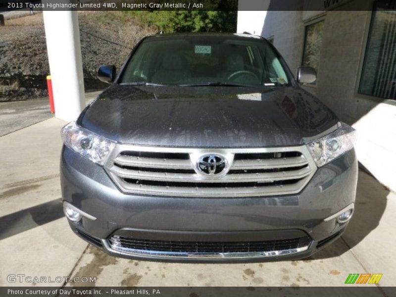 Magnetic Gray Metallic / Ash 2013 Toyota Highlander Limited 4WD