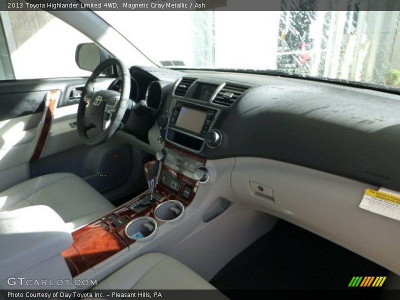Magnetic Gray Metallic / Ash 2013 Toyota Highlander Limited 4WD