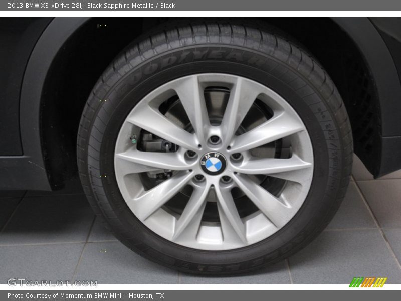 Black Sapphire Metallic / Black 2013 BMW X3 xDrive 28i