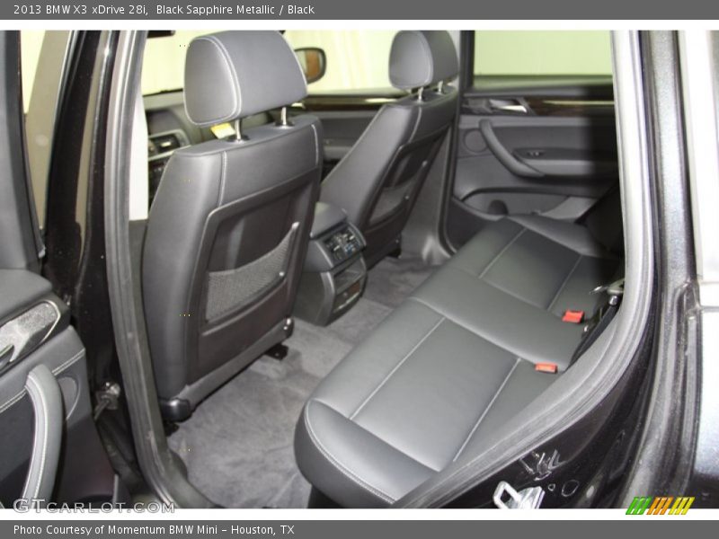 Black Sapphire Metallic / Black 2013 BMW X3 xDrive 28i