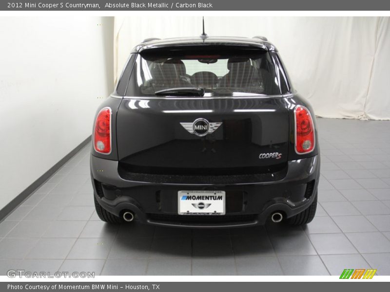 Absolute Black Metallic / Carbon Black 2012 Mini Cooper S Countryman
