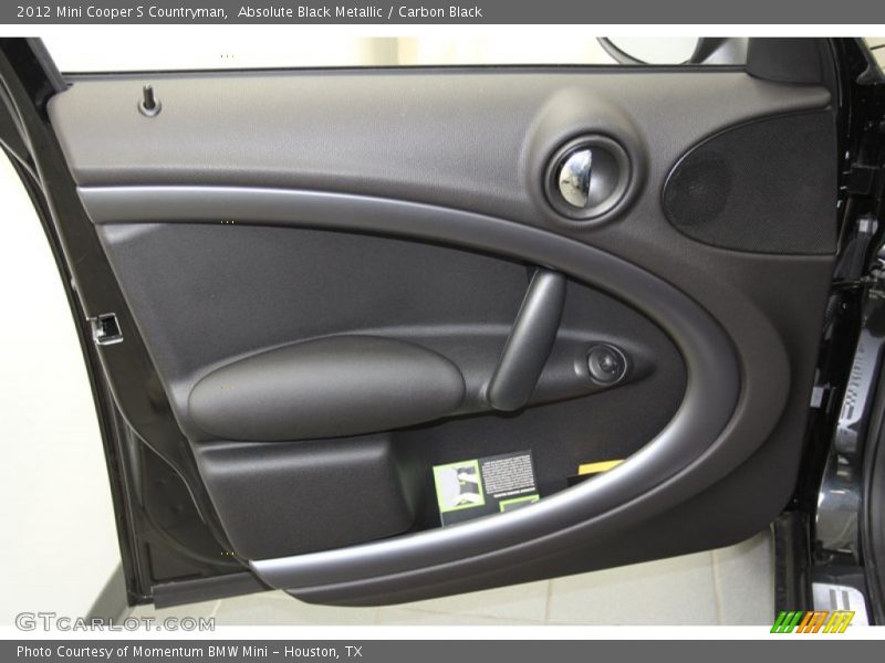 Absolute Black Metallic / Carbon Black 2012 Mini Cooper S Countryman