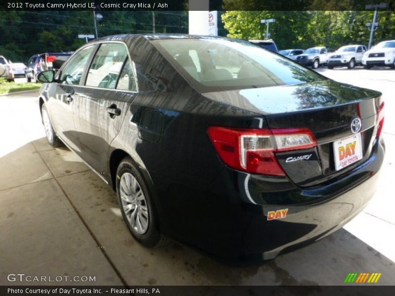 Cosmic Gray Mica / Ash 2012 Toyota Camry Hybrid LE