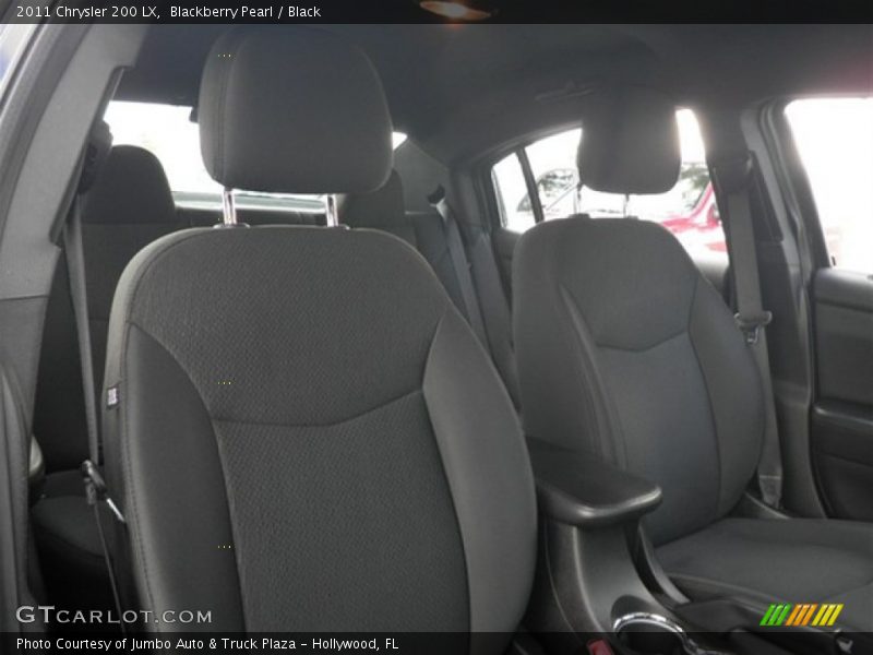 Blackberry Pearl / Black 2011 Chrysler 200 LX