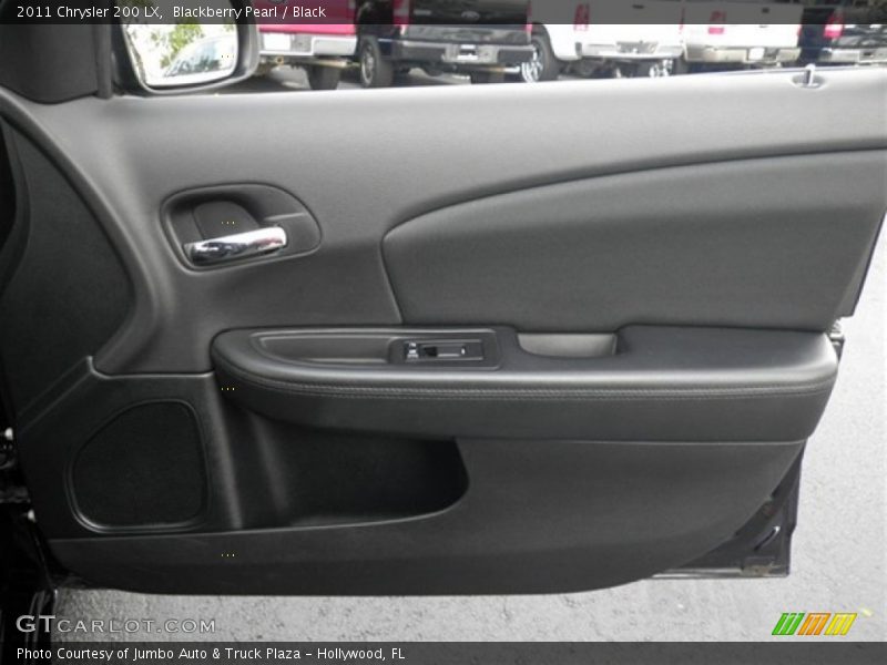 Blackberry Pearl / Black 2011 Chrysler 200 LX