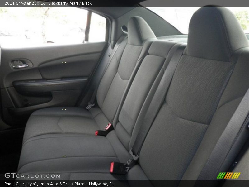 Blackberry Pearl / Black 2011 Chrysler 200 LX