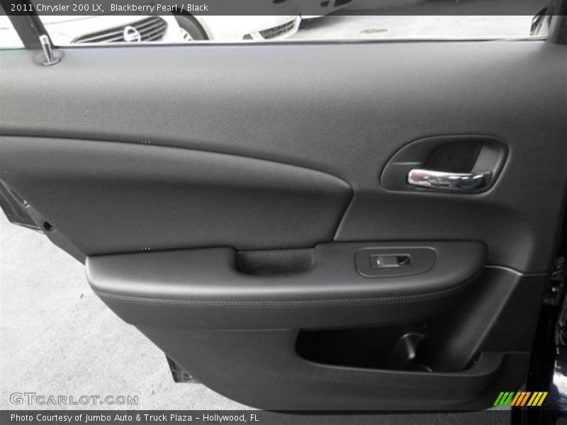 Blackberry Pearl / Black 2011 Chrysler 200 LX