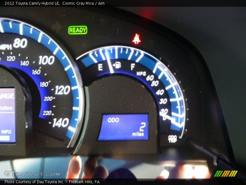 Cosmic Gray Mica / Ash 2012 Toyota Camry Hybrid LE